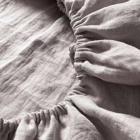 Pure Linen Elastic Fitted Sheets - Bedding Covers