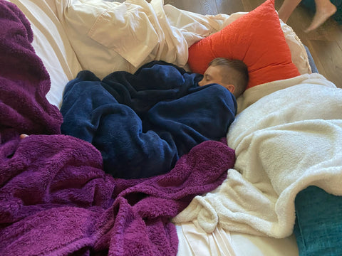 Child Sleeping - Weighted Blanket vs Comforter